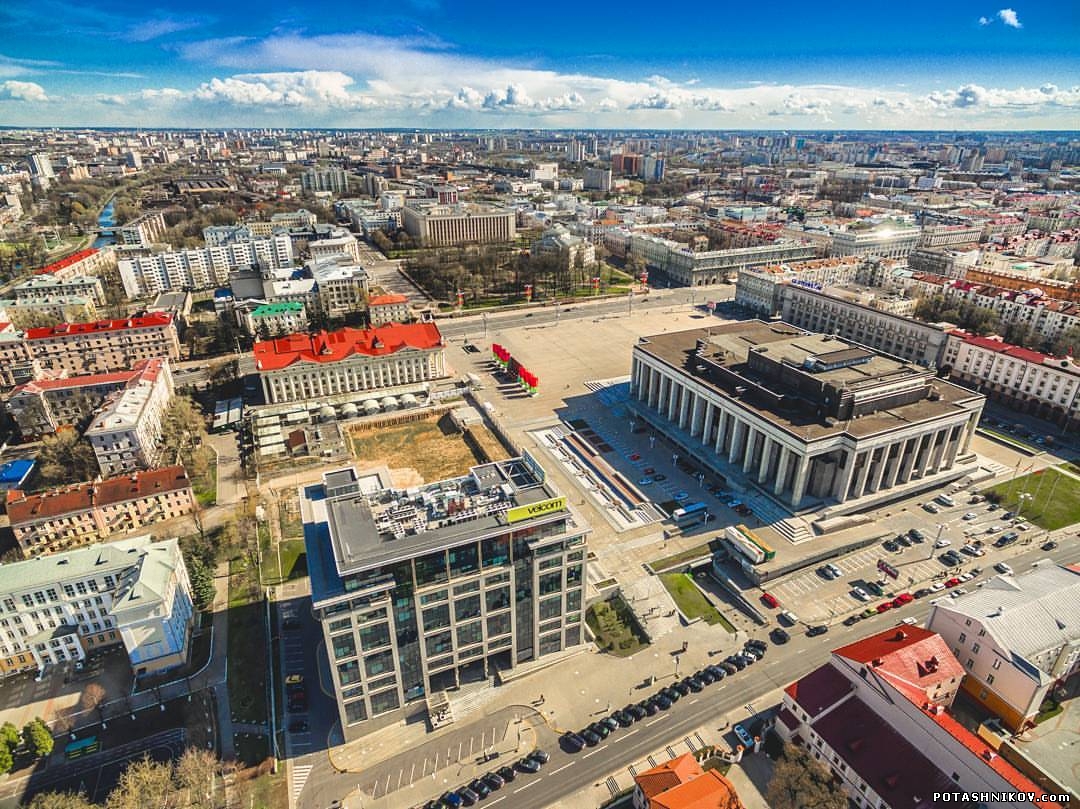 Аэросъемка в Минске. Летающая камера. Фотографии и видео в полете. Съемка с дрона. Фото видео с квадрокоптера.