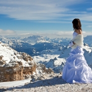 Свадебная фотосъемка в горах Италии - Доломиты. ЭТО НЕ МОНТАЖ!
