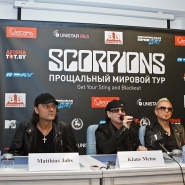 Пресс-конференция группы Scorpions в Минске 28 апреля 2010. Press-conference of Scorpions in Minsk.